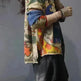 Spring Printed Knitted Cardigan Women Retro National Style Top - EX-STOCK CANADA