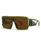 Square Fashion Large Rim Vintage Sunglasses - EX-STOCK CANADA