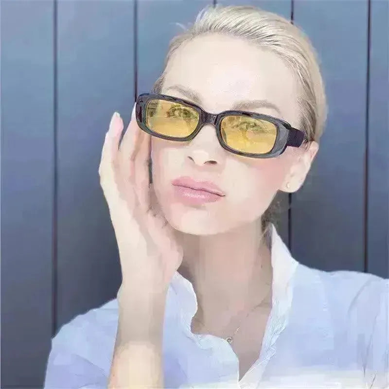 Square-rimmed Glasses Thick Frame Women's Fashion Sunglasses - EX-STOCK CANADA