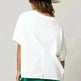 St Patrick Sequined Top Loose T-shirt For Women - EX-STOCK CANADA