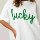St Patrick Sequined Top Loose T-shirt For Women - EX-STOCK CANADA