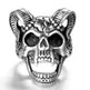 Stainless steel ring men's jewelry ring wholesale vintage sheep's head ring - EX-STOCK CANADA