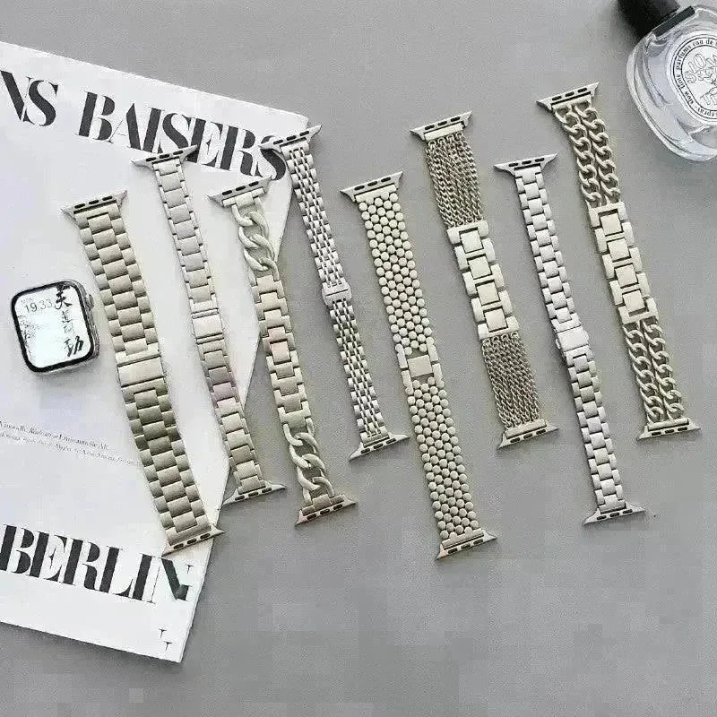 Starlight Color Metal Stainless Steel Watch Strap - EX-STOCK CANADA