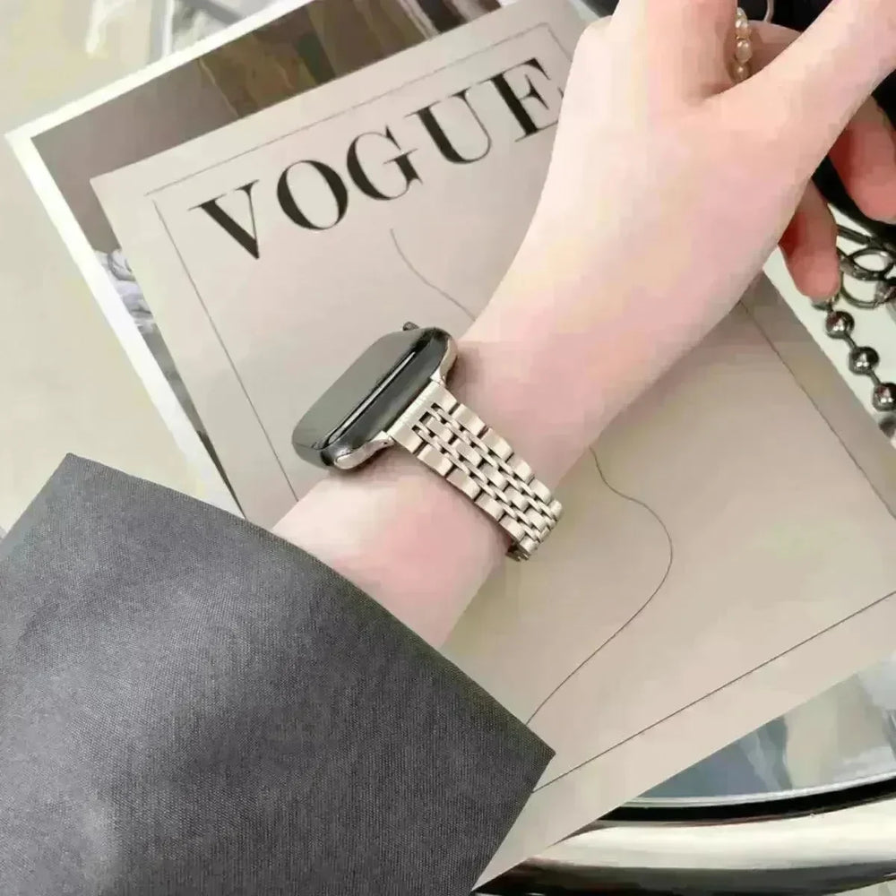 Starlight Color Metal Stainless Steel Watch Strap - EX-STOCK CANADA
