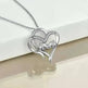 Sterling 925 Silver Elephant Heart-shaped Pendant - EX-STOCK CANADA