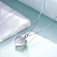 Sterling 925 Silver Rose Flower Urn Necklace for Ashes - EX-STOCK CANADA