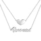 Sterling Silver Personalized Custom Jewelry Heart-shaped - EX-STOCK CANADA