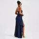 Strapless Split Long Dress Summer Fashion Pleated Bridesmaid Dress For Womens Party Wedding Clothing - EX-STOCK CANADA