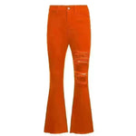 Street High Waist Slimming Denim Trousers Women - EX-STOCK CANADA