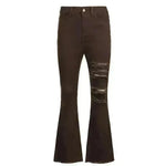 Street High Waist Slimming Denim Trousers Women - EX-STOCK CANADA