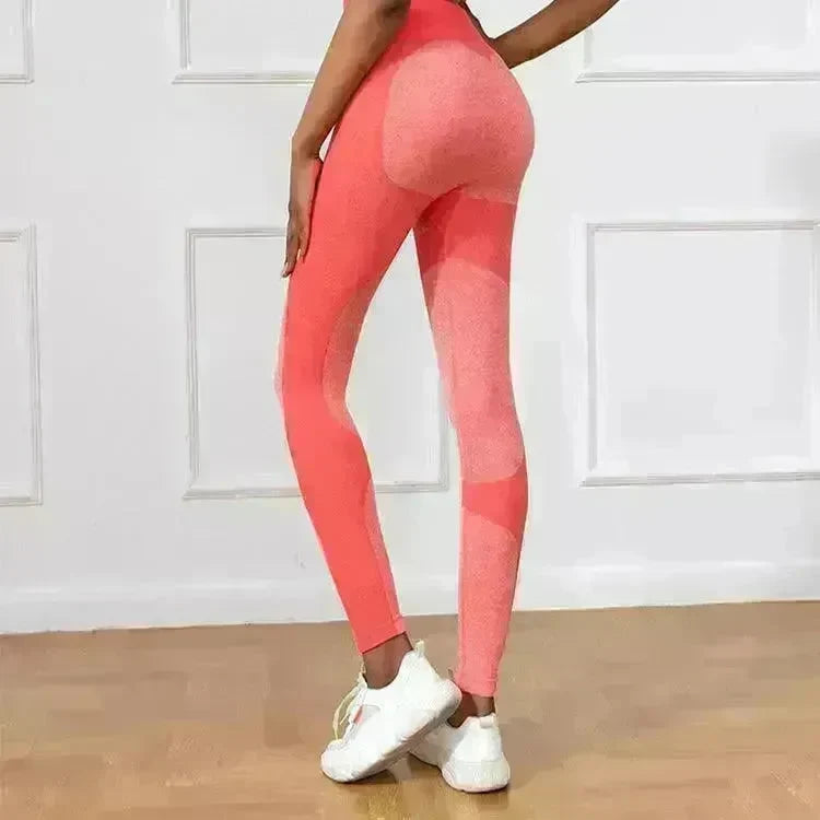 Striped Printed Yoga Pants High Waist Seamless Leggings Stretch Butt Lift Quick-drying Running Sports Fitness Pant Womens Clothing - EX-STOCK CANADA