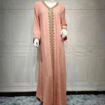 Summer Bronzing Arab Dubai Gown - EX-STOCK CANADA