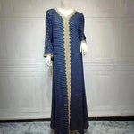 Summer Bronzing Arab Dubai Gown - EX-STOCK CANADA