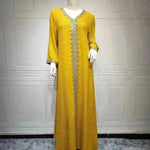 Summer Bronzing Arab Dubai Gown - EX-STOCK CANADA