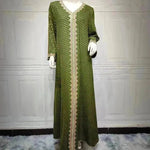 Summer Bronzing Arab Dubai Gown - EX-STOCK CANADA