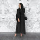 Summer Dubai Middle East Stitching Sleeved Cardigan Women's Abaya Dress Robe - EX-STOCK CANADA