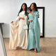 Summer Fashion Satin Waist Abaya Dress for Arab Dubai Turkey Middle East Women - EX-STOCK CANADA