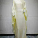 Summer Fashion Satin Waist Abaya Dress for Arab Dubai Turkey Middle East Women - EX-STOCK CANADA