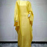 Summer Fashion Satin Waist Abaya Dress for Arab Dubai Turkey Middle East Women - EX-STOCK CANADA