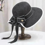 Summer Korean Bowknot Straw Hat - EX-STOCK CANADA