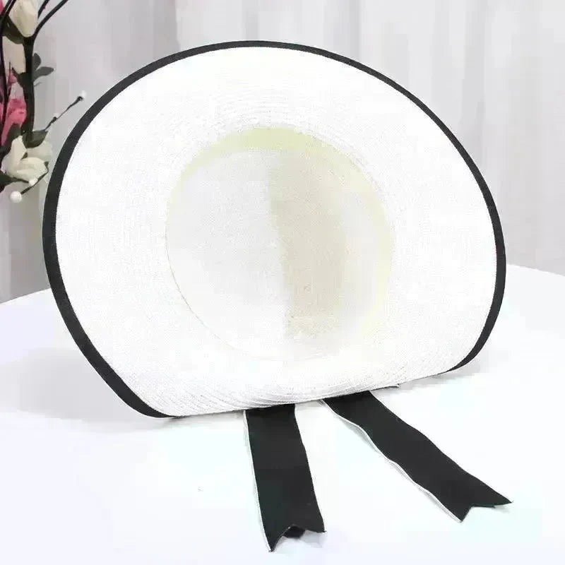 Summer Korean Bowknot Straw Hat - EX-STOCK CANADA