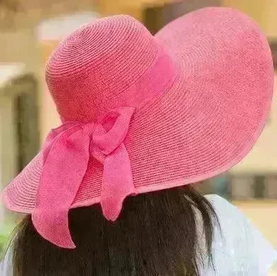 Summer Korean version of the tide hat female folding summer beach hat sun hat - EX-STOCK CANADA