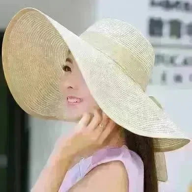 Summer Korean version of the tide hat female folding summer beach hat sun hat - EX-STOCK CANADA