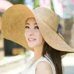 Summer Korean version of the tide hat female folding summer beach hat sun hat - EX-STOCK CANADA