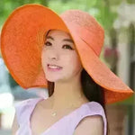 Summer Korean version of the tide hat female folding summer beach hat sun hat - EX-STOCK CANADA