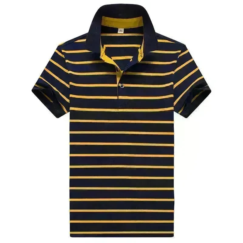 Summer Men's Casual Short-sleeved Knitting Polo Shirt - EX-STOCK CANADA