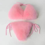 Summer New Underwear Fox Fur Solid Color Split - EX-STOCK CANADA