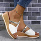 Summer Peep-toe Wedges Sandals Casual Thick Sole Heightening Slippers Fashion Outdoor Slides Shoes Women - EX-STOCK CANADA