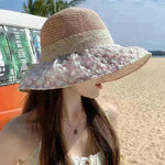 Summer Seaside Vacation Sun Protection Sun Hat Fashion Foldable - EX-STOCK CANADA