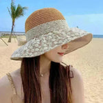 Summer Seaside Vacation Sun Protection Sun Hat Fashion Foldable - EX-STOCK CANADA