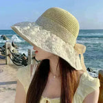 Summer Seaside Vacation Sun Protection Sun Hat Fashion Foldable - EX-STOCK CANADA