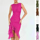 Summer Slim Skinny Sleeveless Dress For Women Fashion Party Club Dresses - EX-STOCK CANADA