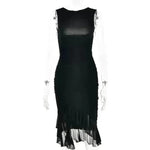 Summer Slim Skinny Sleeveless Dress For Women Fashion Party Club Dresses - EX-STOCK CANADA