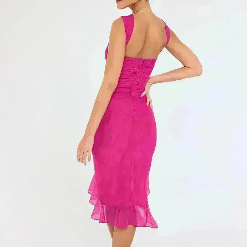 Summer Slim Skinny Sleeveless Dress For Women Fashion Party Club Dresses - EX-STOCK CANADA