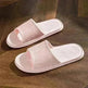 Summer Slipper Indoor House Shoes For Men Women Couples Solid Color Rhombus Striped Non-slip Bathroom Slippers - EX-STOCK CANADA