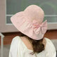 Summer Straw Sunhat With Large Brim And Big Bow Anti-UV Fisherman Hat Outdoor Sunshade And Face Protection Hat - EX-STOCK CANADA