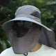 Summer Sunhat Men's Sun Protection Hat With Shawl And Neck Protection Design Breathable Anti-UV And Insect-proof Hiking Fishing Hat Outdoor - EX-STOCK CANADA