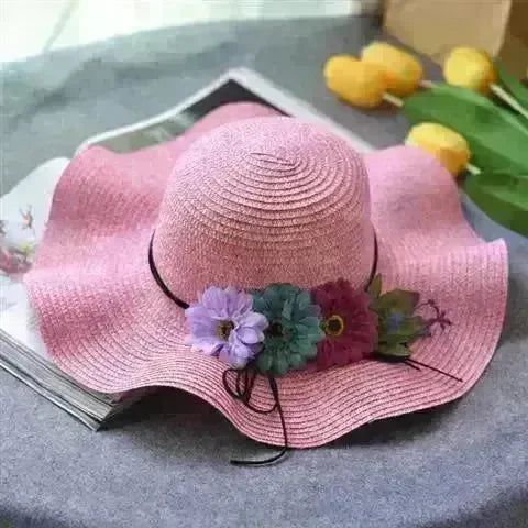 Summer wreath parent-child hat - EX-STOCK CANADA