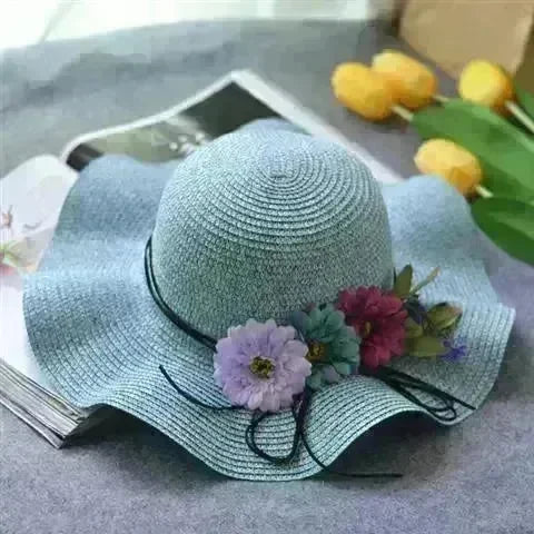 Summer wreath parent-child hat - EX-STOCK CANADA