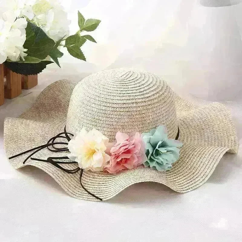 Summer wreath parent-child hat - EX-STOCK CANADA