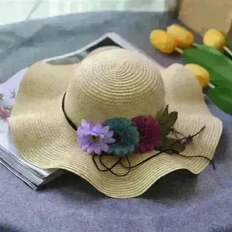 Summer wreath parent-child hat - EX-STOCK CANADA
