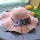 Summer wreath parent-child hat - EX-STOCK CANADA