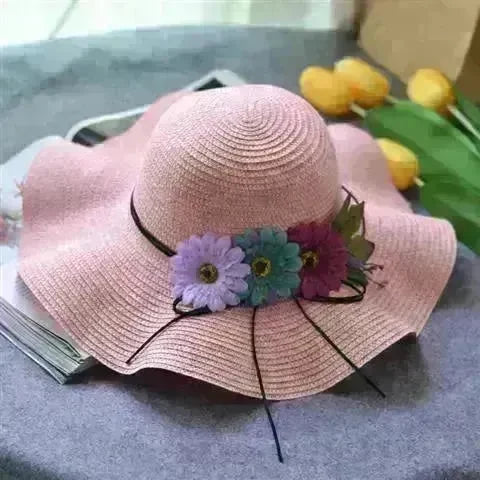 Summer wreath parent-child hat - EX-STOCK CANADA