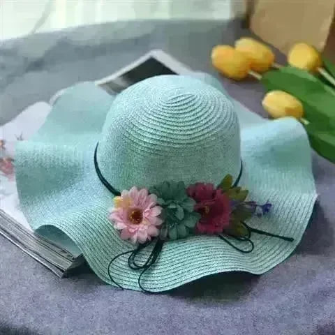 Summer wreath parent-child hat - EX-STOCK CANADA