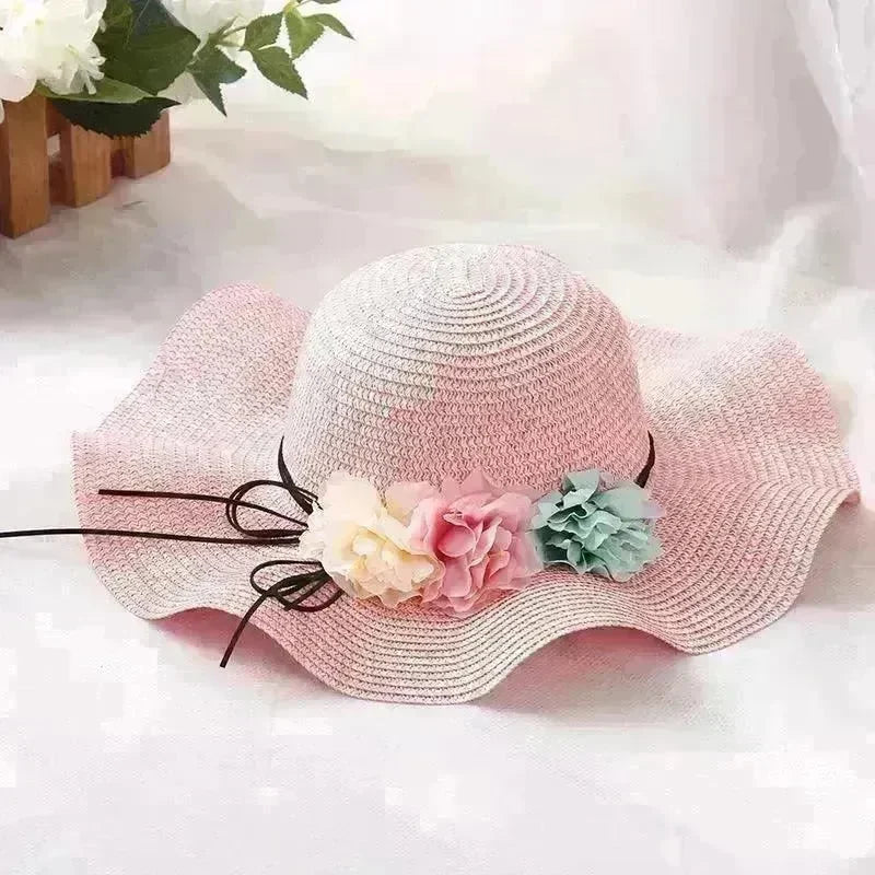 Summer wreath parent-child hat - EX-STOCK CANADA