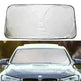 Sun block coated silver cloth material double circle - EX-STOCK CANADA